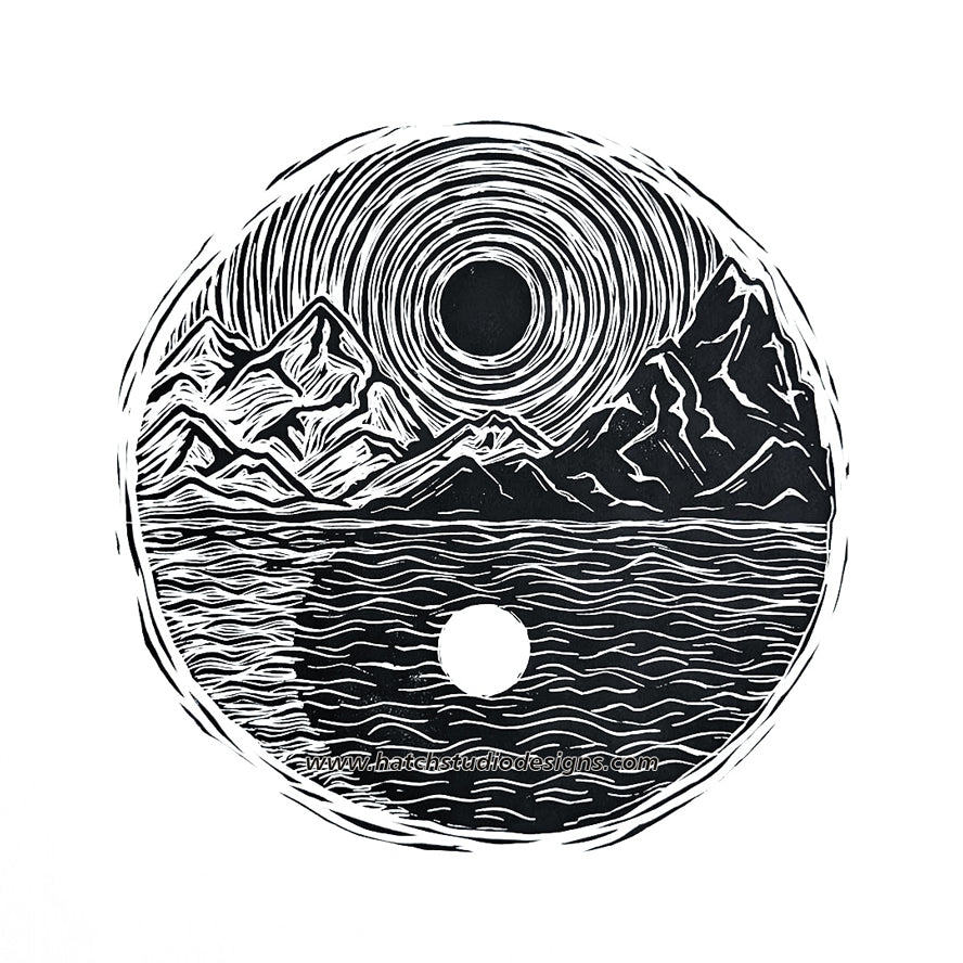Yin Yang Mountain Lake